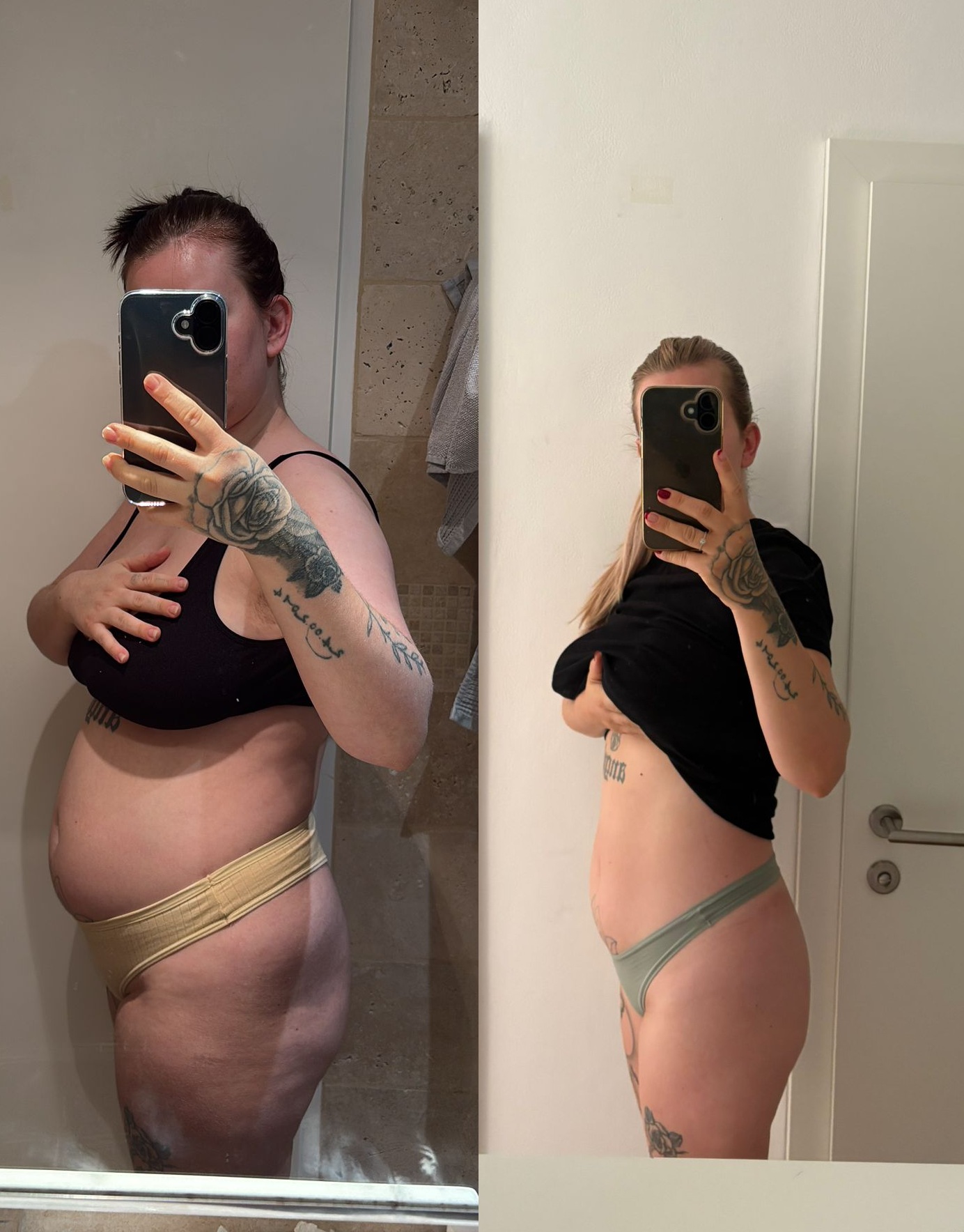 Justi, Vorher / Nachher Transformation